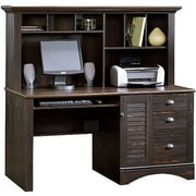 Oak Computer Desk Hutch