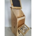 thumbnail image 4 of Country Barn Gifts Amish Made Unfinished Pine 2 Door Vegetable Box with Bread Compartment for Kitchen Storage, 4 of 4