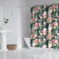 thumbnail image 3 of Waterproof Pioneer Shower Curtain 72x84 Inch Polyester Unique Cute Floral Shower Curtain for Bathroom Hotel Home Decor with 12 Plastic Hooks, 3 of 5