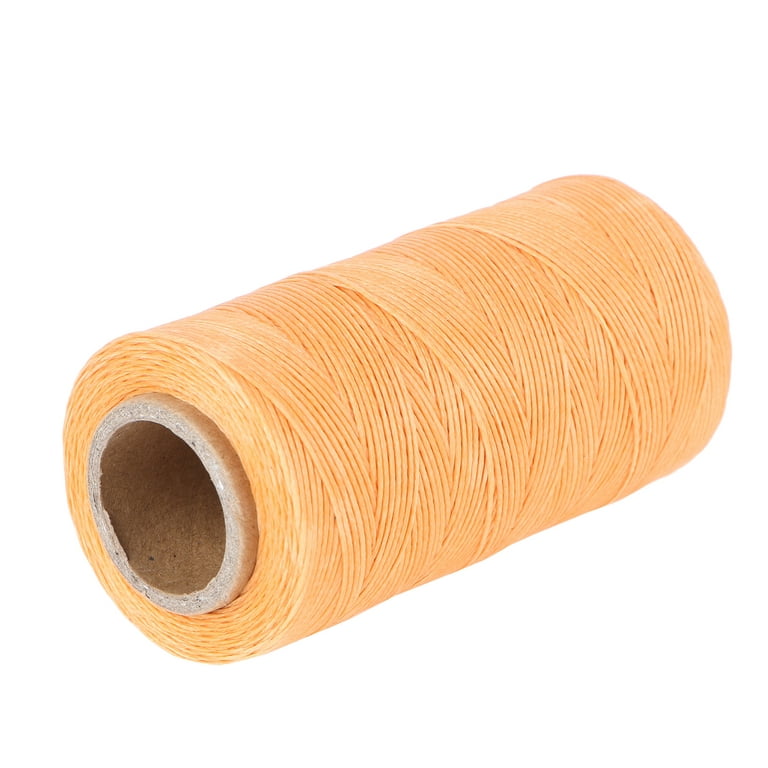 MIUSIE 1pc 50M 150D 1mm Leather Waxed Thread Cord for DIY Handicraft Tool  Hand Stitching Thread Flat Waxed Sewing Line