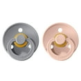 thumbnail image 2 of BIBS Colour Latex Infant Pacifier Size 1, 0-6 Months, Cloud/Blush, 2 Count, 2 of 9