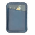 thumbnail image 3 of Detachable Magnetic Full Grain Leather Card Holder Compatible with iPhone 12, 12 Pro, 12 Pro Max, 12 Mini, 3 of 21