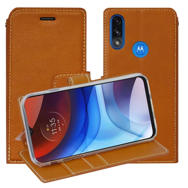 Funda Tipo Cartera Molan Cano Issue Diary Motorola Moto E7 Power Café Molan Cano Moto E7 Power
