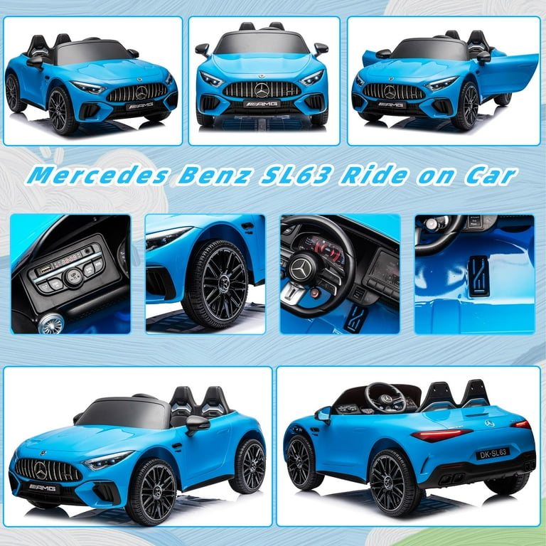 Mercedes 24V Seats Ride on Car Toy with Remote Control Kids