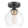 thumbnail image 1 of 9.1 x 8 x 8 in. Harrow Ceiling Light, Matte Black, 1 of 1