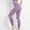 Purple, variant on Ussuma 50% Off Clear Athletic Pants for Women Solid Color Slim-Leg High Waist Seamless Moisture Wicking Stretchable Yoga Pants Peach Fitness Yoga Butt Lifting Quick Dry Women'S Clothing Black L