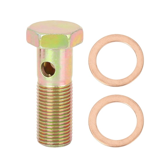 M16x1.5mm Metric Thread Banjo Bolts Brake Fitting Adapter with M16 Washers