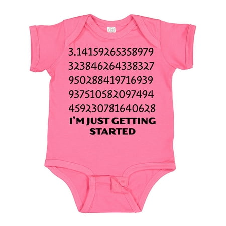 

Inktastic I m Just Getting Started- Pi Day numbers Boys or Girls Baby Bodysuit