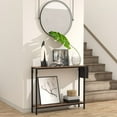 thumbnail image 4 of Meteorleg Modern Narrow Console Table MDF Sofa Side Table for Indoor Living Room Entryway, 4 of 10