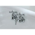 thumbnail image 3 of Kingston Brass Vintage 3-3/8" Wall Mount Clawfoot Tub Filler, 3 of 5