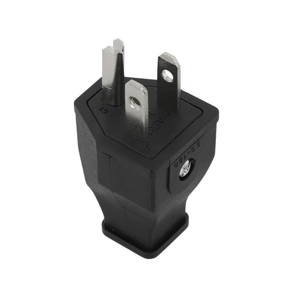 3 Pins Ac Electrical Power Socket Outlet Extension Cord Connector 15A A
