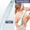 thumbnail image 5 of BEDELITE Back Bath Brush Long Handle for Shower(16.4" long), Shower Brush for Men & Women(Blue), 5 of 9