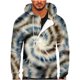 thumbnail image 1 of Sudadera informal con estampado de degradado y media cremallera para hombre Pompotops  oipoqjl52292, 1 of 5