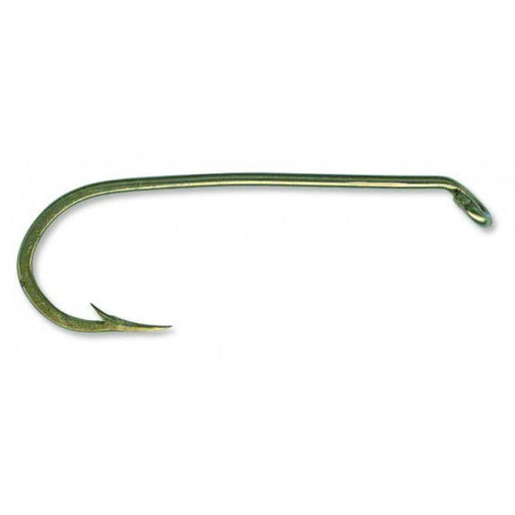 Mustad R74NP Streamer Hook, 9671, 2X-Heavy, 3X-Long, Forged, Down Eye - Bronze - 50 Per Pack