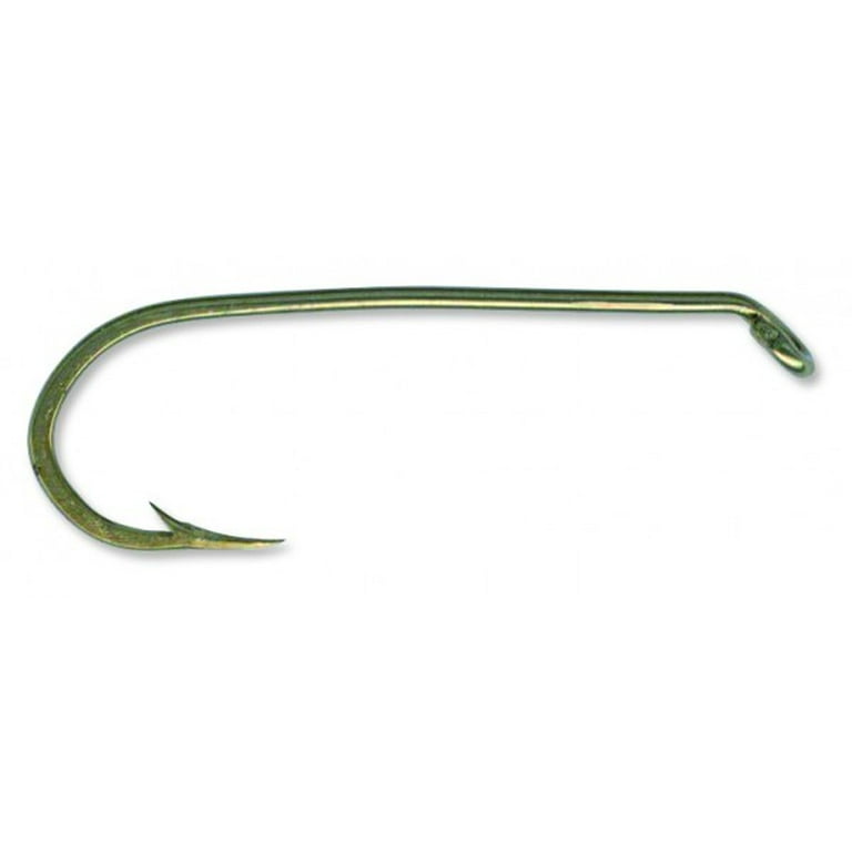 Mustad R74NP Streamer Hook, 9671, 2X-Heavy, 3X-Long, Forged, Down Eye -  Bronze - 25 Per Pack 