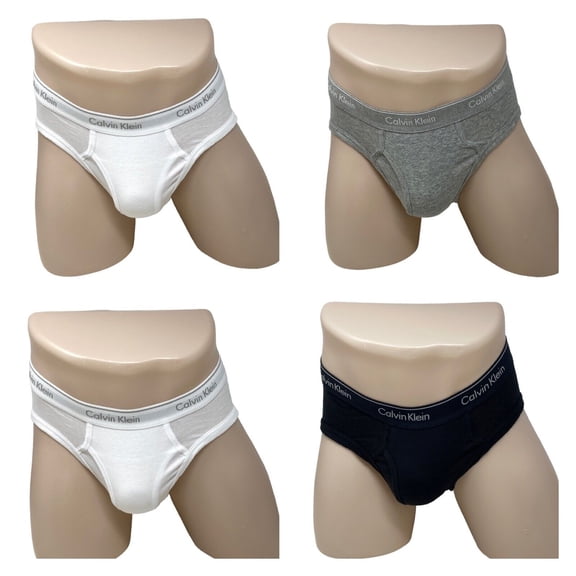 Calvin Klein Underwear Cotton Classic Fit 4 Pack Hip Brief Slip NB4004961