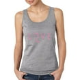 thumbnail image 1 of Love Pink Ribbon Tank Top for Women Support White Print Ladies Top - S M L XL 2XL Graphic Tee - Breast Cancer Awareness Gifts Women Shirt, 1 of 2