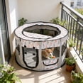 thumbnail image 3 of DAMAI Foldable Outdoor Pet Tent Playpen, Portable Pop Up Dogs Enclosure Kennel, For Small Dogs Cats Rabbits Indoor And Outdoor Camping Use, 3 of 6