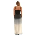 thumbnail image 3 of Riviera Sun Women's Rasta Maxi Summer Dress - Long Sundress with Adjustable Removable Straps (Black White Colorblock, Large), 3 of 4