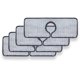 thumbnail image 3 of Faucet impermeable alfombra envolvente fregadero salpicaduras protector de plato encimera protector cojines preventivo baño casa casa casa 4pcs Methold HA010356-02, 3 of 6