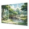 thumbnail image 2 of Designart "Landscape of the Rising Sun in Japan I" Japanese Metal Wall Art Set, 2 of 5