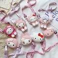 thumbnail image 2 of Sanrio-Bolso de hombro de silicona con dibujos animados para niñas y niños, juguetes de peluche de Hello Kitty, My Melody, monedero suave, 2022, 2 of 4