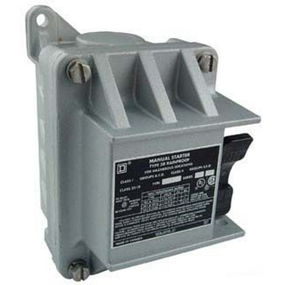 2510FR1 Square D Co Type F Motor Starter 1 pole 1 phase 277V 16A