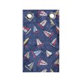 thumbnail image 1 of Sailing Hanging Pocket Organizer, Doodle of Colorful Sailboats Polka Dots Summer Repetition, Printed Polyester Storage Bag with Pockets, 9" x 27", Dark Lavender Multicolor, 1 of 2