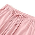 thumbnail image 5 of biudgviw Pajama Shorts for Women Drawstring Elastic Waist Bermuda Sleepwear Loose Comfy Lounge Pj Bottoms with Pocket, 5 of 7
