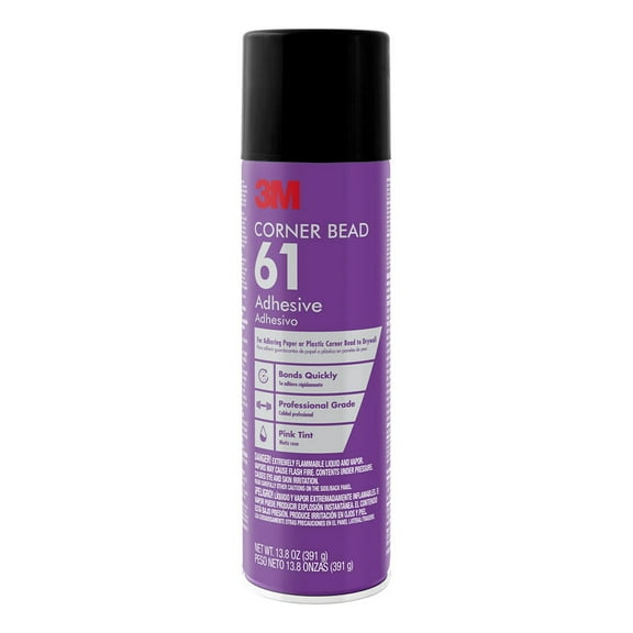 3M Drywall Corner Bead Adhesive Spray - Adjustable Construction Adhesive - 13.8 oz