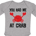 thumbnail image 4 of Inktastic Funny Crab Gift Boys or Girls Long Sleeve Baby Bodysuit, 4 of 5