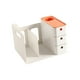 thumbnail image 5 of Caja de almacenamiento de papelería portátil, caja de almacenamiento estacionaria, colección de porta libros para suministros de arte, dispositivos Naranja perfecl Organizador de papelería, 5 of 8