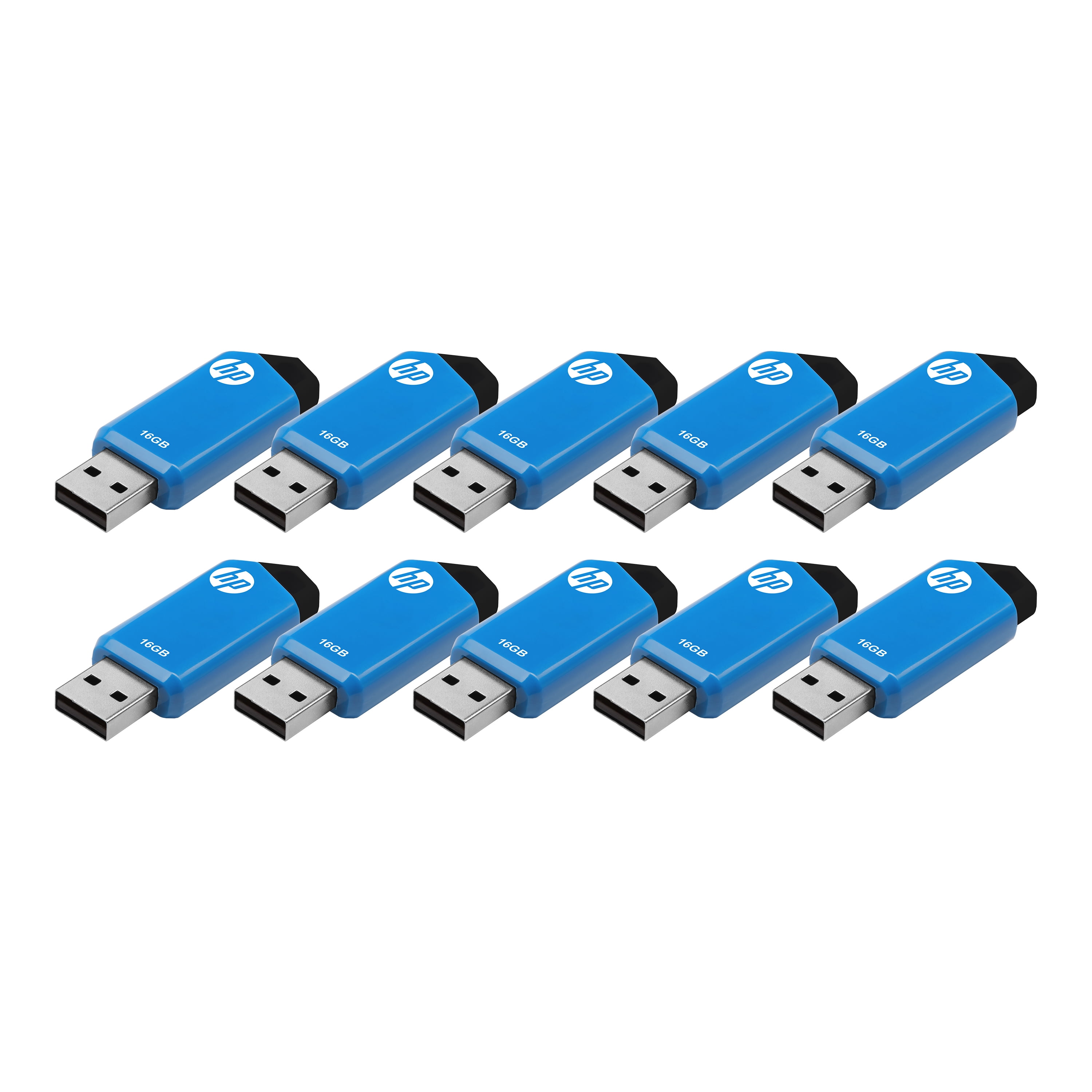 HP 16GB v150w USB 2.0 Flash Drive 10-Pack
