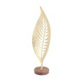 thumbnail image 7 of DecMode Aluminum Contemporary Leaf Sculpture, White, 7 of 7