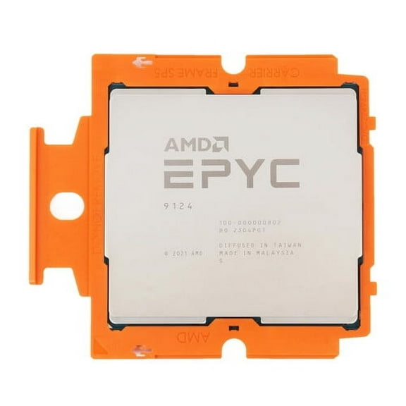 AMD 100-000000802  EPYC 9124 Processor - 16-Core - 3.0 GHz - Socket SP5 – Tray