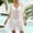 Z White, variant on Rigardu swimsuit coverups for women Womens Solid Color Patchwork Beach Dress Small Tassel Shortbeach Coverup cover ups for swimwear women Beige One size