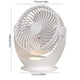 thumbnail image 3 of Ventilador De Escritorio Con Luz Nocturna, Circulador De Aire Para Mesa, Pequeño Y Potente, 3 Velocidades, Inclinación Ajustable, Ideal Para El Hogar, La Oficina O La Habitación., 3 of 8