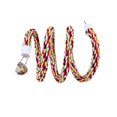 thumbnail image 2 of Bird Perch Toy Parrot Cotton Rope Chewing Bar Cage Stand Spiral with Bell Hi-Q, 2 of 5