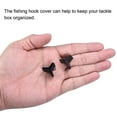 thumbnail image 5 of Uxcell Plastic Fishing Hook Bonnets Treble Hook Covers Fit for 4,5, Black 50 Pack, 5 of 6