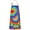 Colorful Rainbow Tie, variant on Colorful Rainbow Tie Dye Spiral Pattern Apron-Garden Aprons for Women with Pockets-Cotton Linen Waterproof Kitchen Cooking Gardening Aprons Adjustable for Kitchen,Cooking,BBQ and Salon 33x27 Inch