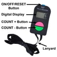 thumbnail image 2 of TOPTIE 12 PCS Electronic Hand Tally Counter Clickers, Add & Subtraction Number Clicker Counter with Lanyard for Golf Fish Lap, 2 of 6