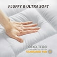 thumbnail image 3 of WISHEAD Full Quilted Fitted Mattress Pad, Fluffy Soft Mattress Topper Protector with 8-21" Deep Pocket, Machine Washable Bed Cover, 3 of 8