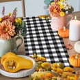 thumbnail image 4 of Fall Hills Cotton Linen Table Runner, Washable Table Runners for Kitchen, Dining Room, Holiday, Home Party Table Decor, 13x48 Inches, 4 of 9
