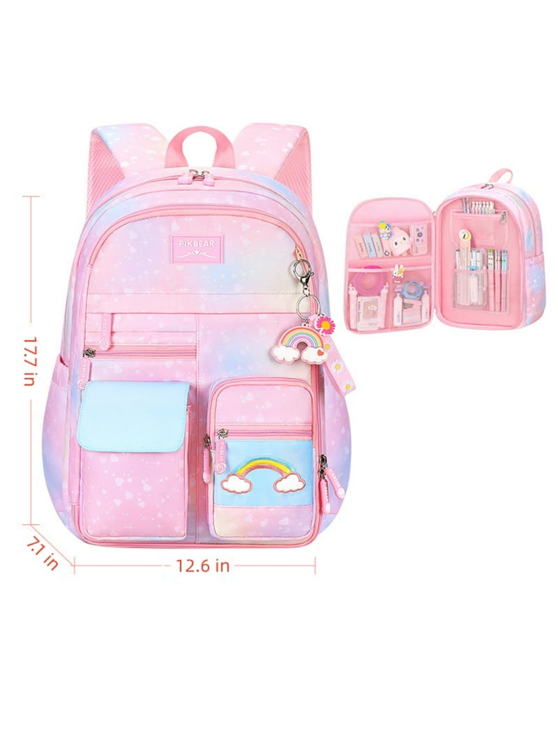 Pregoods Shop, Large Waterproof Anti-Theft Girls School Backpack