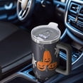 thumbnail image 6 of Halloween Pumpkin Ghost Pattern Tumbler with Handle and Lid,40oz Double Wall Vacuum Insulated Tumbler,Cups Gift for Women and Men, 6 of 7