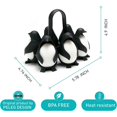 thumbnail image 2 of Peleg Design Egguins Soporte para huevos 3 en 1 para cocinar, almacenar y servir, cocedor de huevos hervidos en forma de pingüino para hacer huevos duros o blandos, Eggies, capacidad para 6 huevos par, 2 of 5