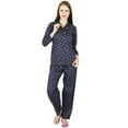 thumbnail image 2 of Bimba Cotton Night Wear Pajama Set Long Sleeve Shirt & Pyjamas- Gingerbread Man Print, 2 of 4