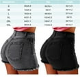 thumbnail image 3 of Pantalones vaqueros de verano Qarigey para mujer Gris S, 3 of 6