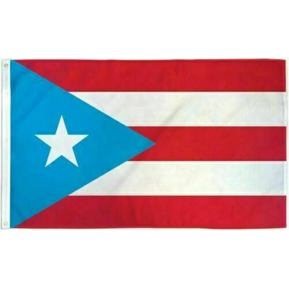 12x18 Light Blue Flag of Puerto Rico Puerto Rican PR State Star US 100D
