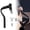 B, variant on Ergonomic Curved Handle Percussion Massage Gun, Portable Deep Tissue Muscle Massager with Multiple Heads